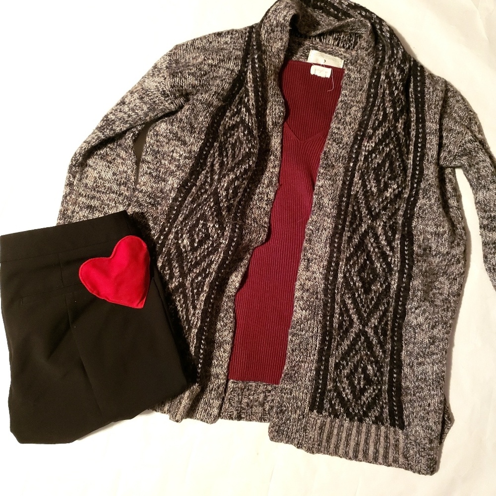 Ruby Moon Wool Gray Sweater - M